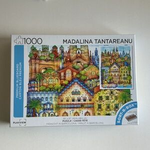 Brand New ! PLAYVIEW 1000 pieces puzzle - Midnight in Barcelona
